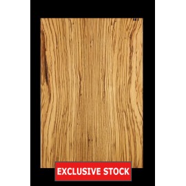Electric guitar bookmatched Zebrawood, stock 686 drop top