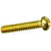 Single coil pickup screw round head gold 3,36 x20mm, unit