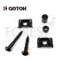 Gotoh RG105-RG130 string retainer vintage style black