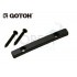 Gotoh TB-47.5 Floyd rose® style tension bar, string retainer black