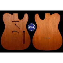 Tele 50 s style CHAMBERED electric guitar body 1 pieces Honduran Mahogany, unique 1,7 kg