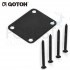 Gotoh NBS3 neck joint plate black with screws