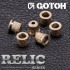 Gotoh TLB1 guitar string ferrules Tele style guitar Aged nickel-RELIC series