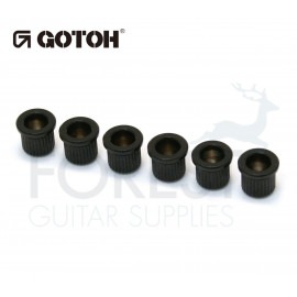 Gotoh TLB1 guitar string ferrules Tele style black set of 6