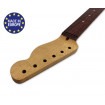 Tele style electric guitar neck roasted / torrefied Maple / Indian Rosewood  7,25 " Radius