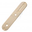 Tele style guitar control plate Gold 160 x 32 mm