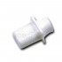TL 50´s style top hat switch tip knob white 