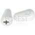 ST style guitar plastic lever switch tip white