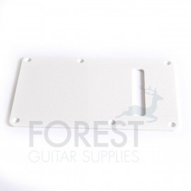 Back spring cover plate for St style guitar white