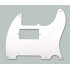 TL style guitar humbucker aftermarket pickguard, White 1 Ply, 5 screw holes