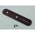 TL style control plate, black, 34.2 x 160 mm