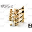 Wilkinson ® WJB650 Bass guitar machine heads Ibanez ® style Gold finish, 4 in line