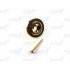 Bass guitar string retainer 10 mm height, gold finish