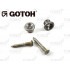 Gotoh strap pin EPA1 Gibson ® style, Set of 2, Aged chrome-Relic series