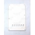 ST style guitar back spring cover plate white ABS, with holes