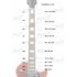 Gibson Les Paul ® custom square style real white mother of pearl inlay set