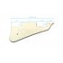 Gibson Les Paul ® style pickguard ivory 1 ply