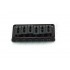Gotoh Hardtail fixed bridge GTC102 for ST or TL style guitar, Steel saddle, black