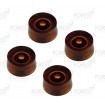 Gibson ® speed style guitar knob 4 set amber / white letters, USA inch size