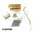 Gotoh GE101TS Tremolo bridge for Strat guitar vintage style, gold, STEEL BLOCK