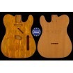 Tele 50s style electric guitar body book-matched Olive wood top / Honduran Mahogany, unique