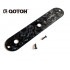Gotoh CP10-Art-01 Tele style guitar control plate, Art collection, Black