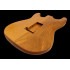 Strat Thinline style electric guitar body Honduras Mahogany - Spalted Maple top