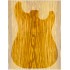 Electric guitar bookmatched drop top spanish Olive wood stock 351 unique top