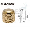 Gotoh VK1-19 dome metal Knob gold 19mm