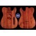 Tele 50s style CHAMBERED Body Electric guitar 2 pieces Bubinga vintage style, unique