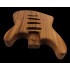 Strat rear routed style electric guitar body 1 piece Monkeypod, unique