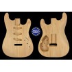 Strat rear routed style electric guitar body 2 pieces American Alder unique
