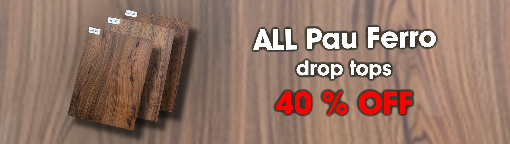 Pau Ferro drop tops 40% OFF